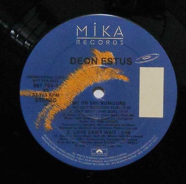 Deon Estus : Me Or The Rumours (12", Promo)