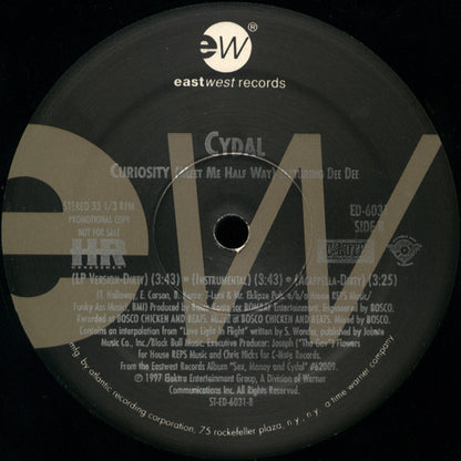 Cydal : Curiosity (Meet Me Half Way) (12", Promo)