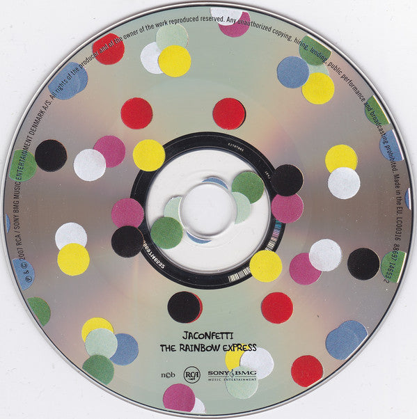 JaConfetti : The Rainbow Express (CD, Album, Dig)