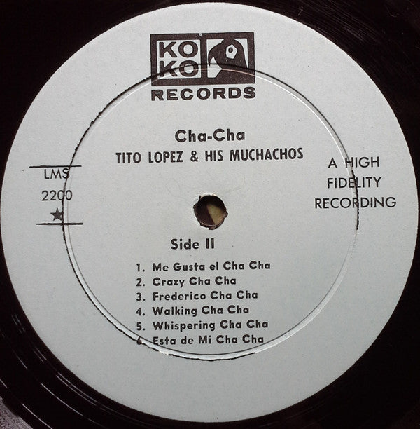 Tito Lopez And His Muchachas : Cha-Cha (LP, Album)