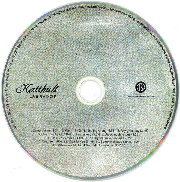 Katthult : Labrador (CD, Album)