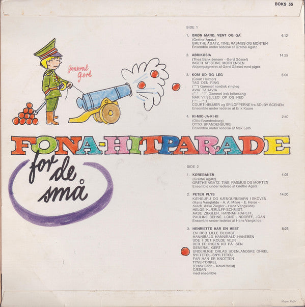 Various : Fona-Hitparade - For De Små (LP)