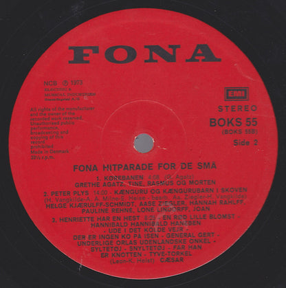 Various : Fona-Hitparade - For De Små (LP)