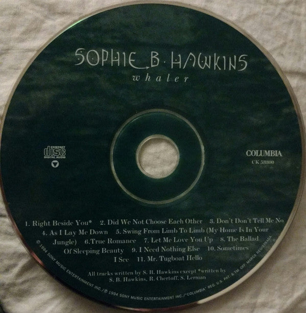 Sophie B. Hawkins : Whaler (CD, Album)