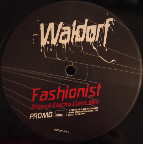 Waldorf : Fashionist (12", Promo)