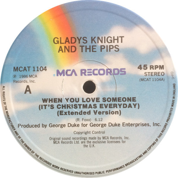 Gladys Knight And The Pips : When You Love Someone (It's Christmas Everyday) (12", Single)