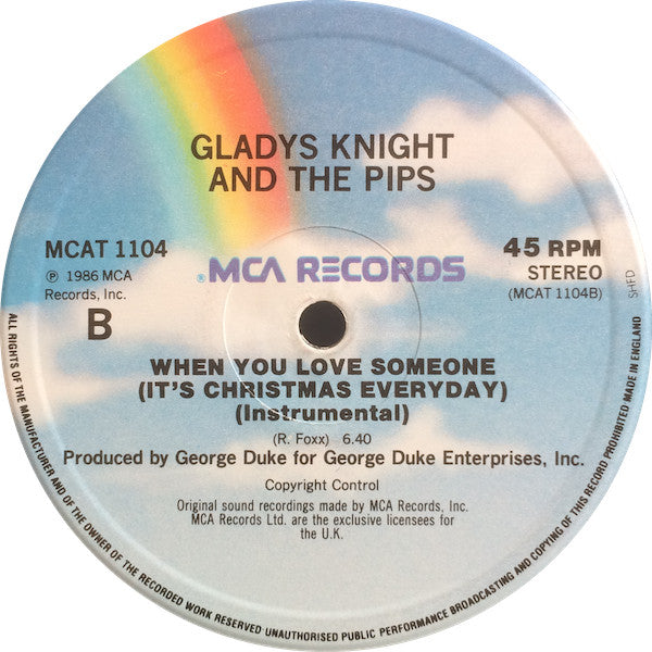 Gladys Knight And The Pips : When You Love Someone (It's Christmas Everyday) (12", Single)