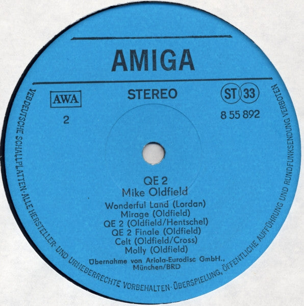 Mike Oldfield : QE2 (LP, Album)