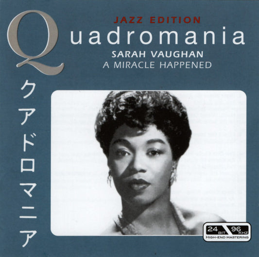 Sarah Vaughan : A Miracle Happened (4xCD, Comp, RM)