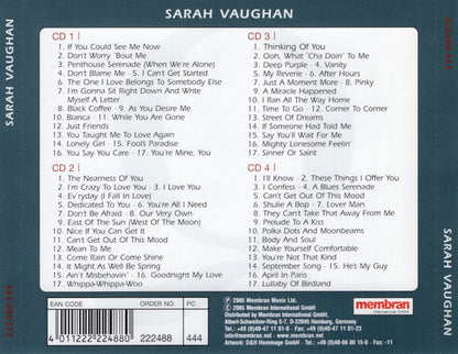 Sarah Vaughan : A Miracle Happened (4xCD, Comp, RM)