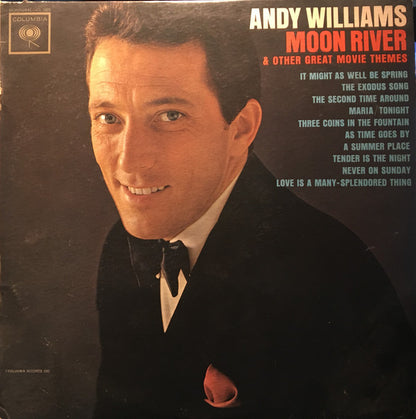 Andy Williams : Moon River And Other Great Movie Themes (LP, Album, Mono, RE)