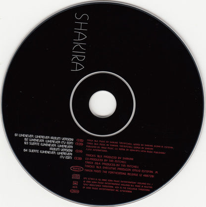 Shakira : Whenever, Wherever (CD, Maxi)