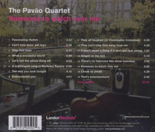 The Pavão String Quartet : Someone To Watch Over Me (CD, Album)