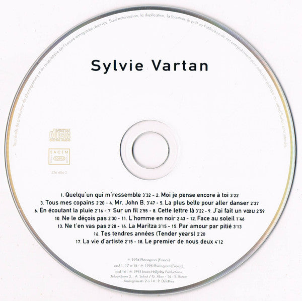 Sylvie Vartan : Sylvie Vartan (CD, Album, RE)