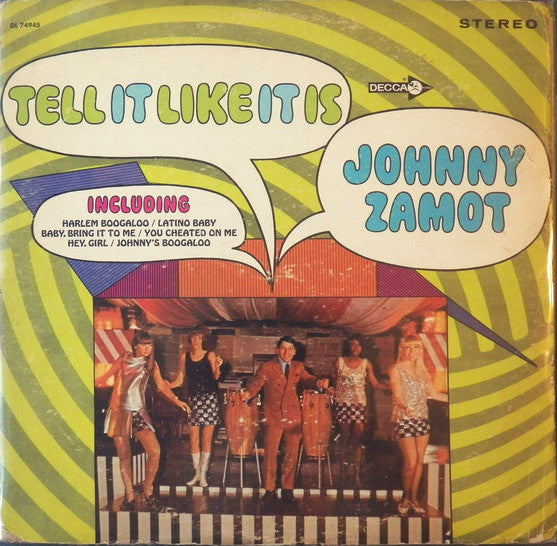 Johnny Zamot : Tell It Like It Is (LP, Album, Promo)