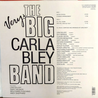 Carla Bley : The Very Big Carla Bley Band (LP, Album)