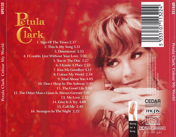 Petula Clark : Colour My World (CD, Album, Comp, Multichannel)