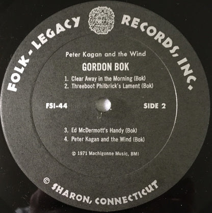 Gordon Bok : Peter Kagan And The Wind (LP, RE)