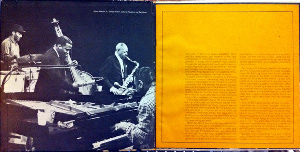 The Earl Hines Trio With Guest Star Roy Eldridge And Special Guest Star Coleman Hawkins : Grand Reunion (Volume One) (LP, Album, Gat)