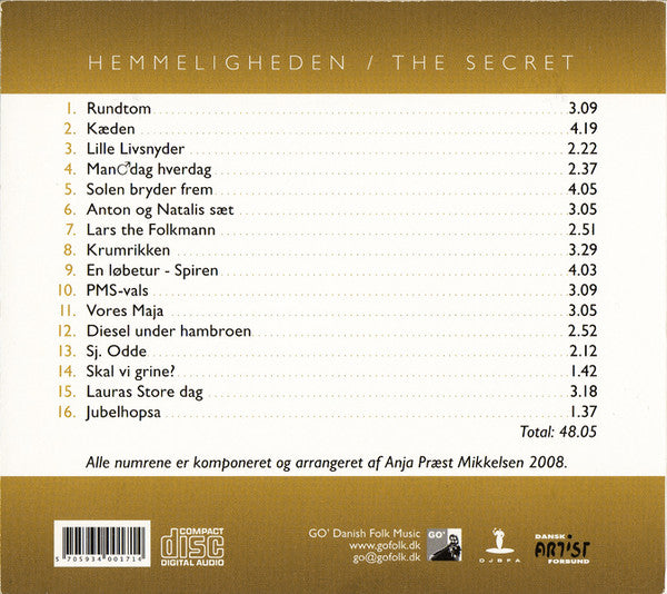 Anja Præst Mikkelsen : Hemmeligheden / The Secret (CD, Album)