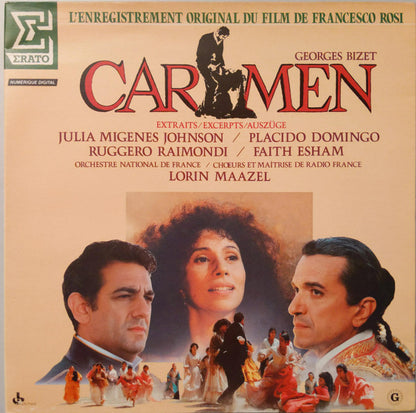 Georges Bizet / Julia Migenes, Placido Domingo, Ruggero Raimondi, Faith Esham, Lorin Maazel, Orchestre National De France, Chœur De Radio France Et Maîtrise De Radio France : Carmen (Extraits) (LP, Album, Gat)