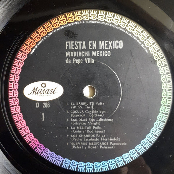 Mariachi México de Pepe Villa : Fiesta En México (LP)