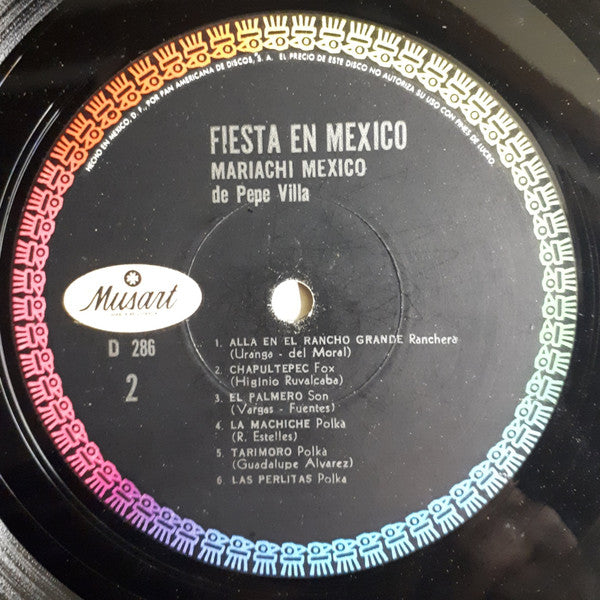 Mariachi México de Pepe Villa : Fiesta En México (LP)