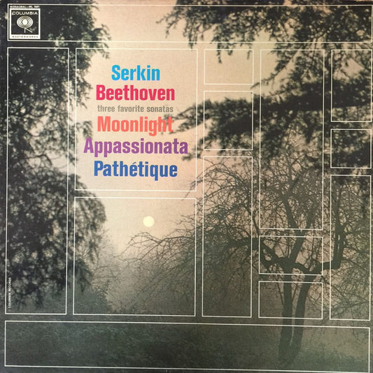 Rudolf Serkin / Ludwig Van Beethoven : Three Favorite Sonatas (LP, Album, Mono)