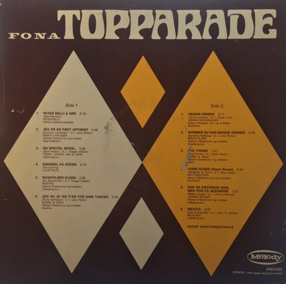 Various : Fona Topparade 2 (LP, Comp)