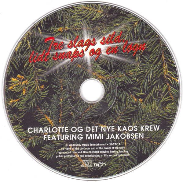 Charlotte Og Det Nye Kaos Crew Featuring Mimi Jakobsen : Tre Slags Sild, Lidt Snaps Og En Løgn (CD, Single)