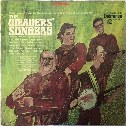 The Weavers : The Weavers' Songbag (LP, Comp, RE)