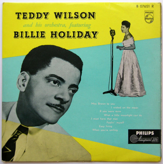 Teddy Wilson And His Orchestra Featuring Billie Holiday : Teddy Wilson - Billie Holiday (10", Comp, Mono)