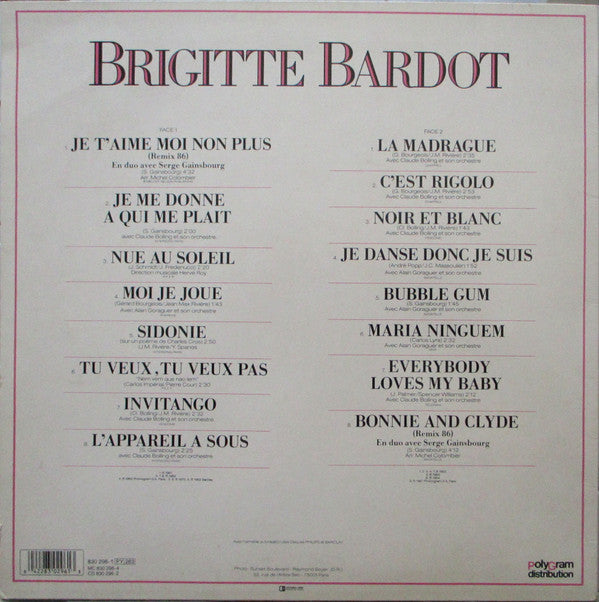 Brigitte Bardot : Brigitte Bardot (LP, Comp)