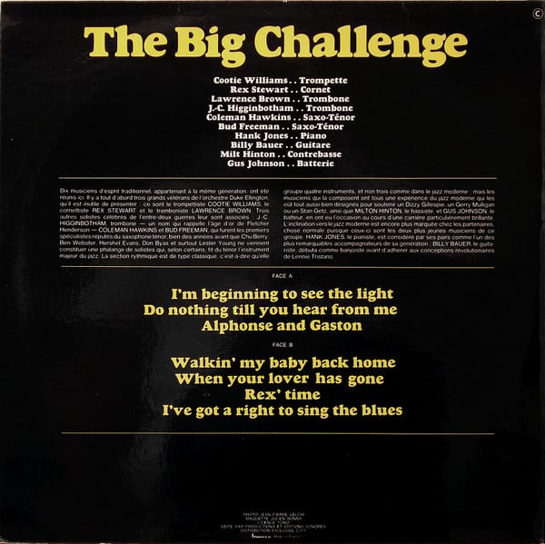 Various : The Big Challenge (LP, Album, RE)