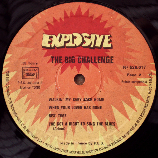 Various : The Big Challenge (LP, Album, RE)