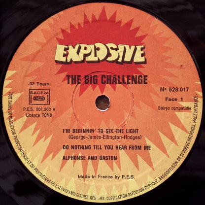 Various : The Big Challenge (LP, Album, RE)