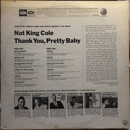 Nat King Cole : Thank You, Pretty Baby (LP, Album)