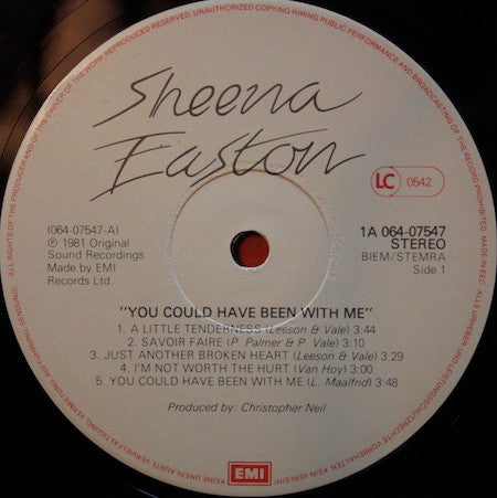 Sheena Easton : You Could Have Been With Me (LP, Album)