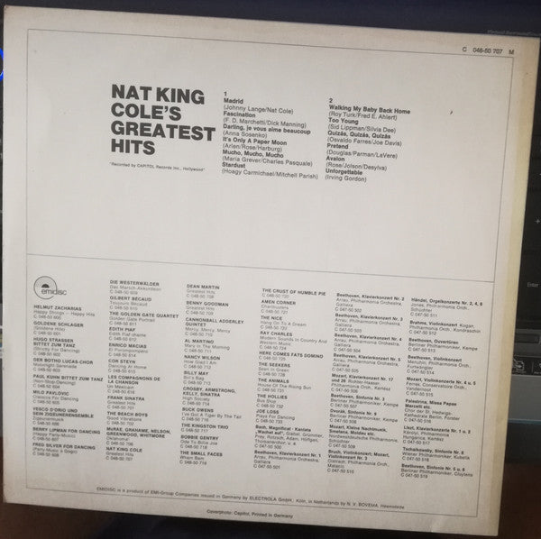 Nat King Cole : Nat King Cole's Greatest (LP, Comp)