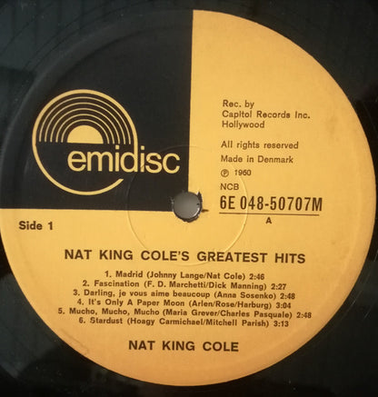 Nat King Cole : Nat King Cole's Greatest (LP, Comp)