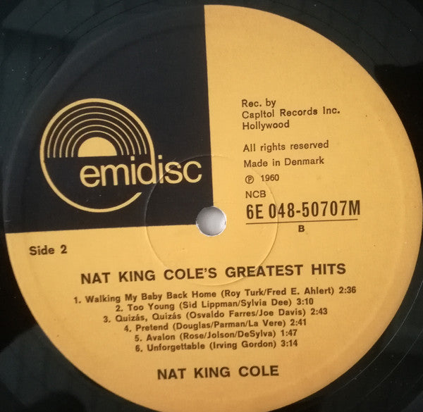 Nat King Cole : Nat King Cole's Greatest (LP, Comp)