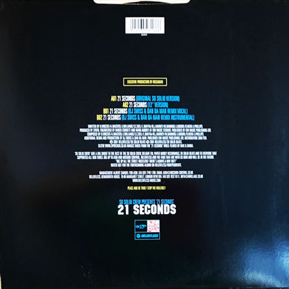 So Solid Crew : 21 Seconds (12", Single)