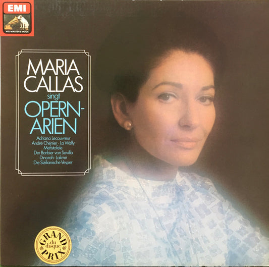 Maria Callas : Maria Callas Singt Opernarien (LP, Mono)