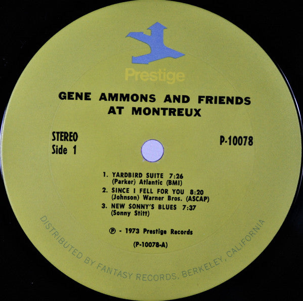 Gene Ammons : Gene Ammons And Friends At Montreux (LP, Album, Ter)