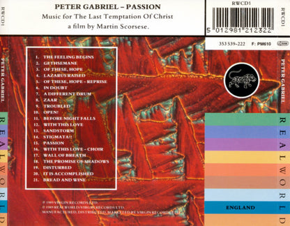 Peter Gabriel : Passion (CD, Album)