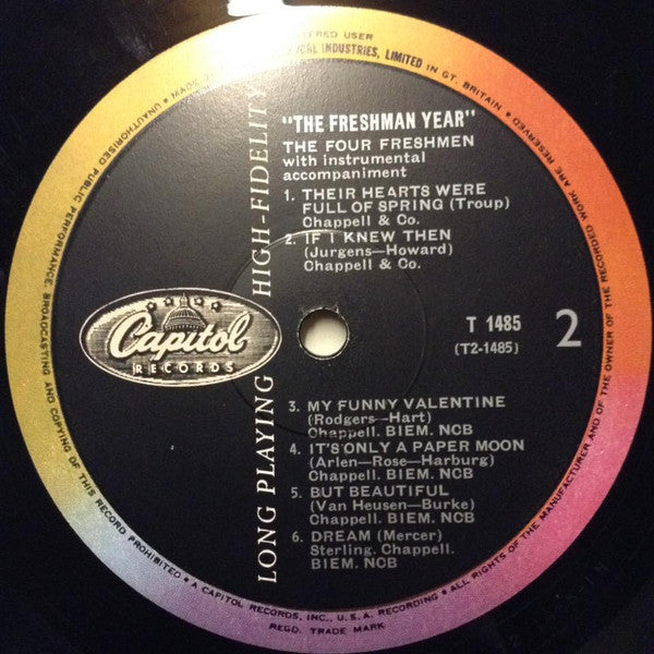 The Four Freshmen : The Freshman Year (LP, Mono)