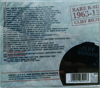 Cliff Richard : Rare B-Sides 1963-1989 (CDr, Comp, Unofficial)