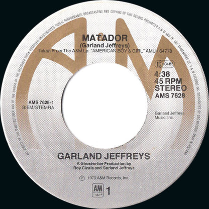 Garland Jeffreys : Matador (7", Single, Haa)