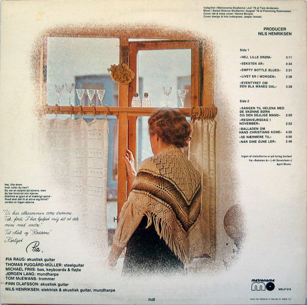 Pia Raug : Hej Lille Drøm (LP, Album)