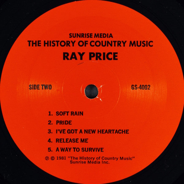 Ray Price : A Collection Of His Greatest Hits (LP, Comp)